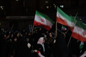 حماسه وفاداری مردم شهرک پیام در سوگ امام خامنه ای