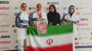 بانوی پاراوزنه‌بردار ایران یاد ماکان را زنده کرد